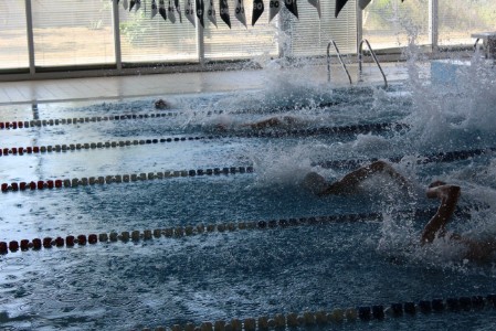 Piscina gara di nuoto Sergio Del Buono